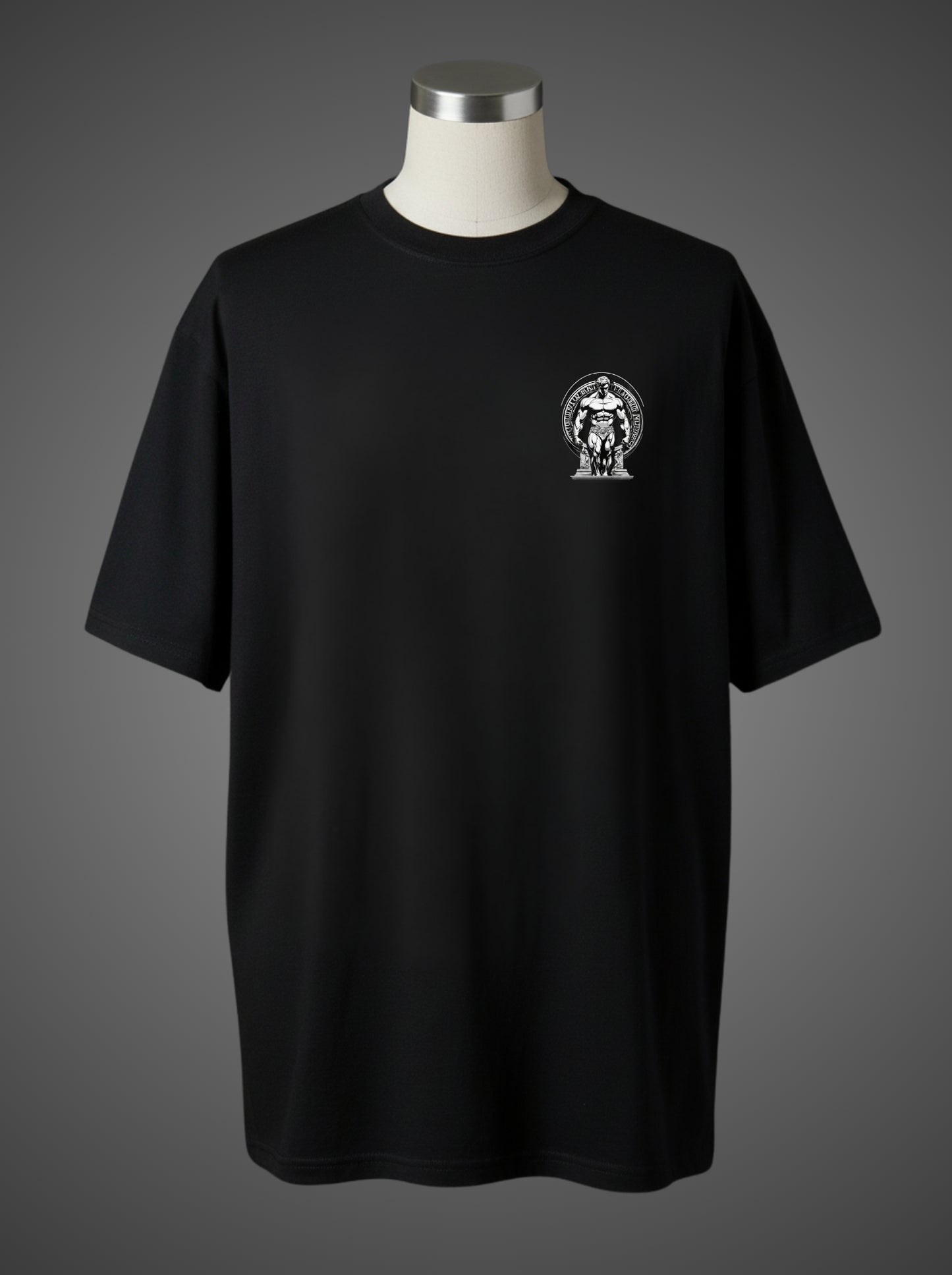 Greek God Physique Oversized Tee – Built Like a Legend