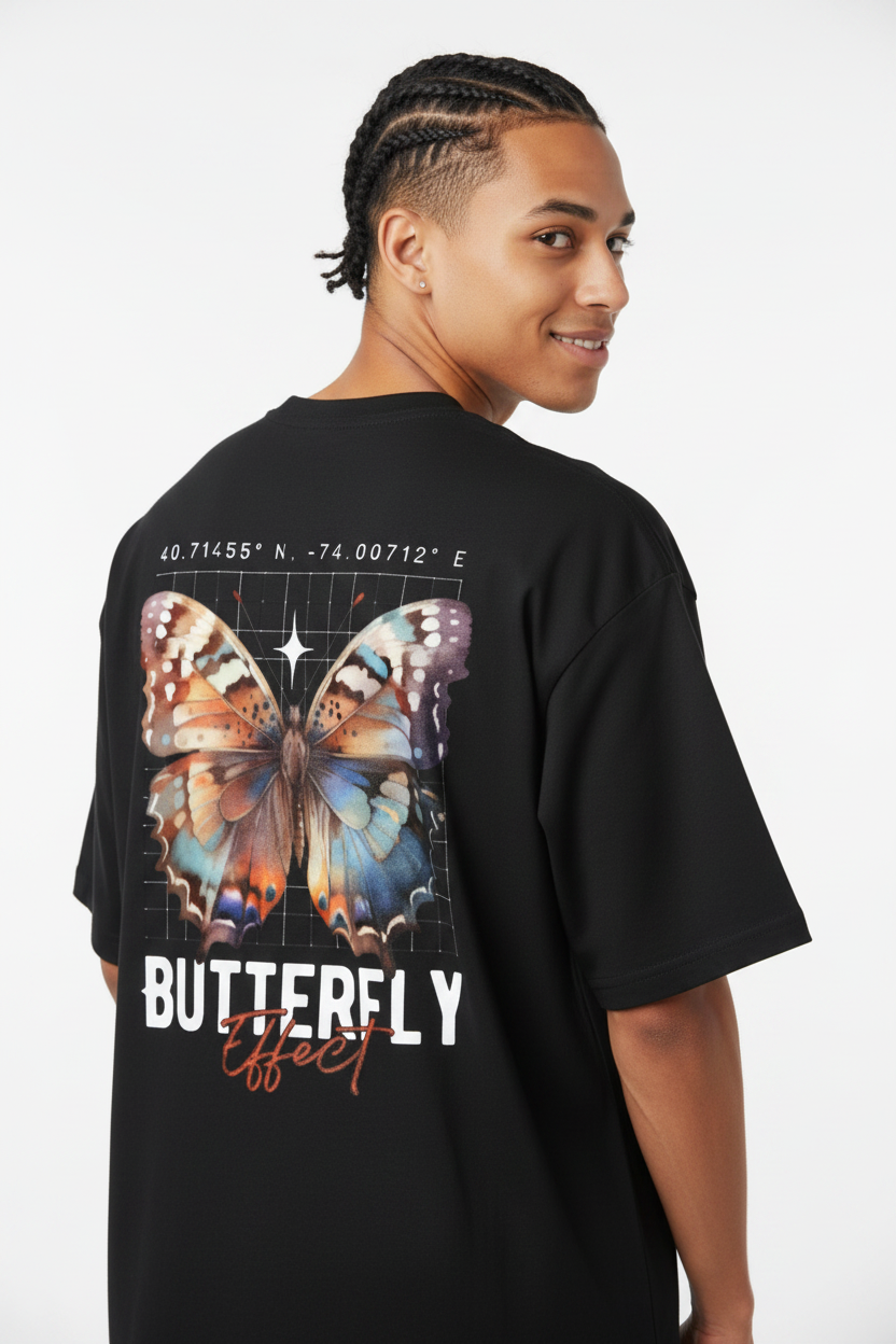 Reda Hair2 Butterfly Black Back Close