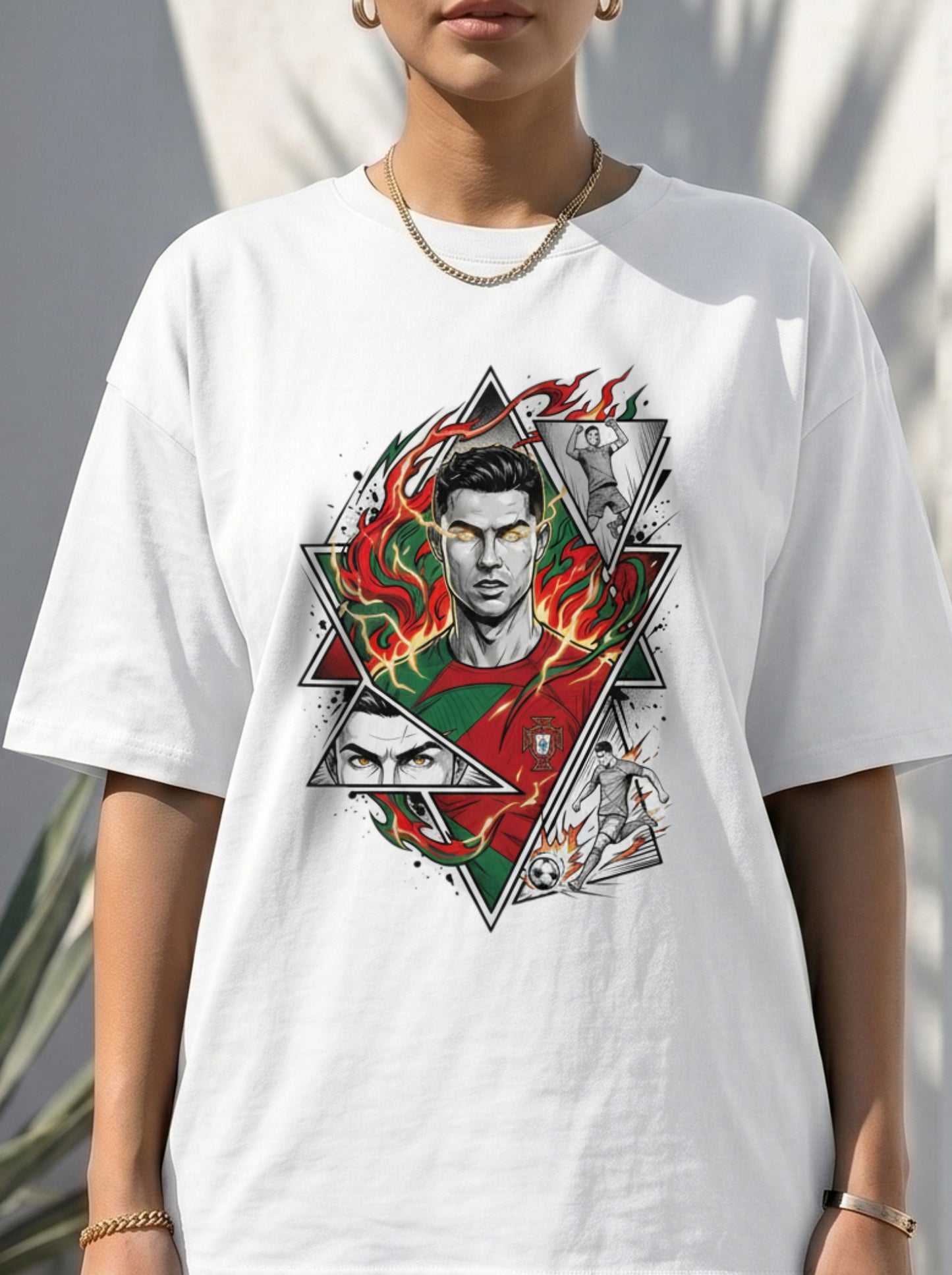 Portugal CR7 — Oversized Graphic Tee