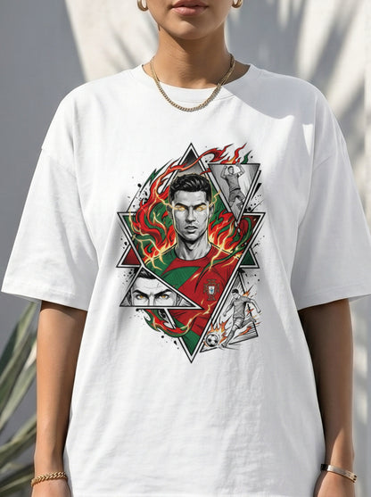 Portugal CR7 — Oversized Graphic Tee