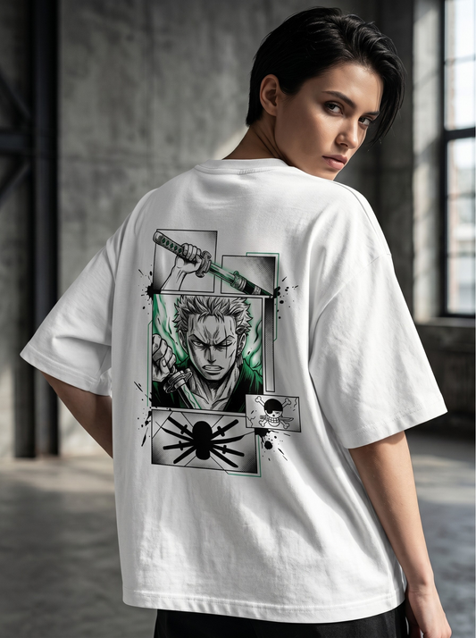 Zoro – Katana Strike | One Piece Oversized Tee
