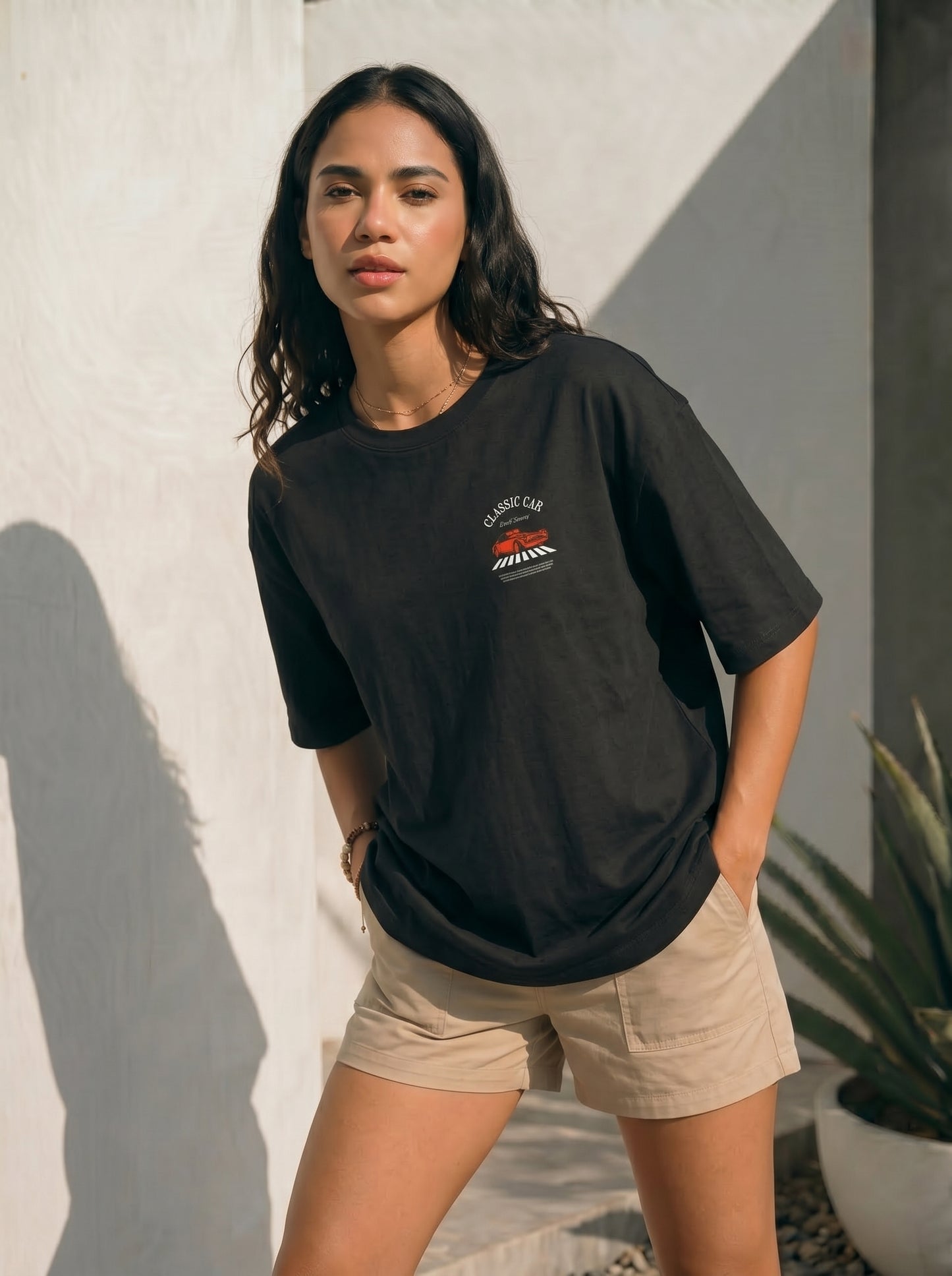 Classic Car Oversized Tee