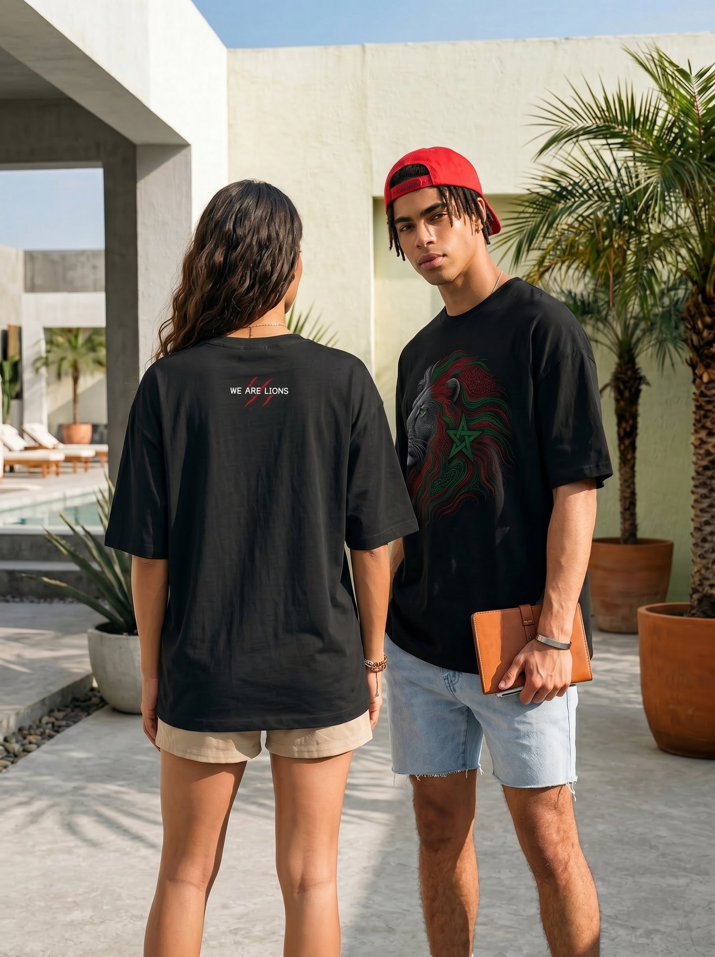 Atlas Lion Oversized Tee – We Are Lions