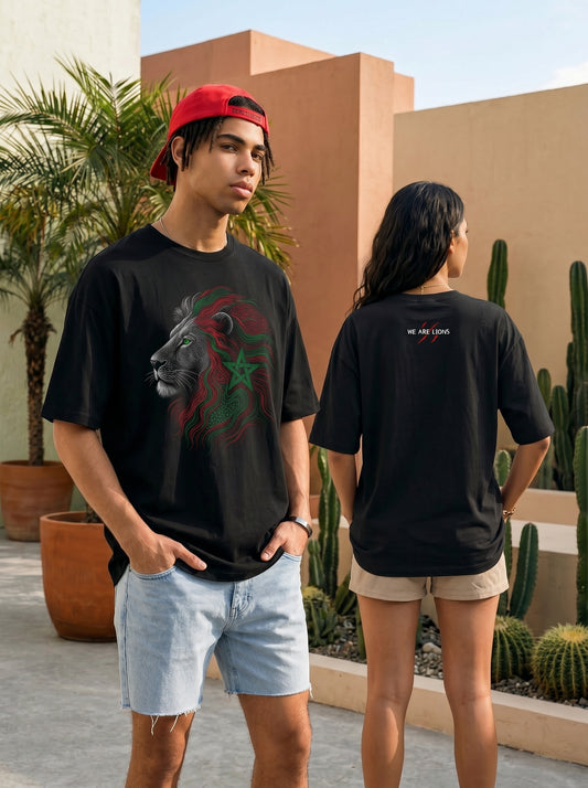 Atlas Lion Oversized Tee – We Are Lions