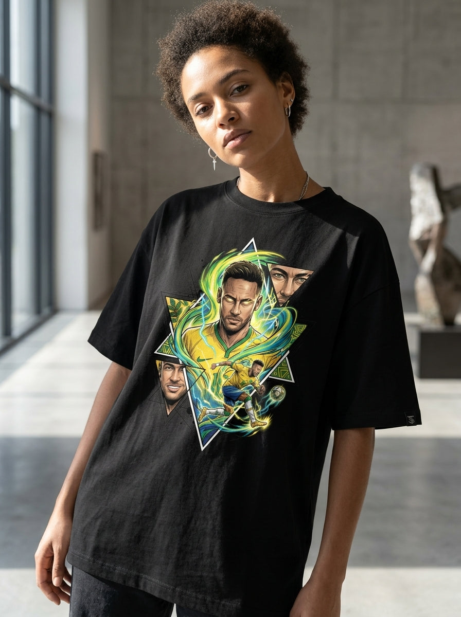 Brazil Neymar — Oversized Graphic Tee