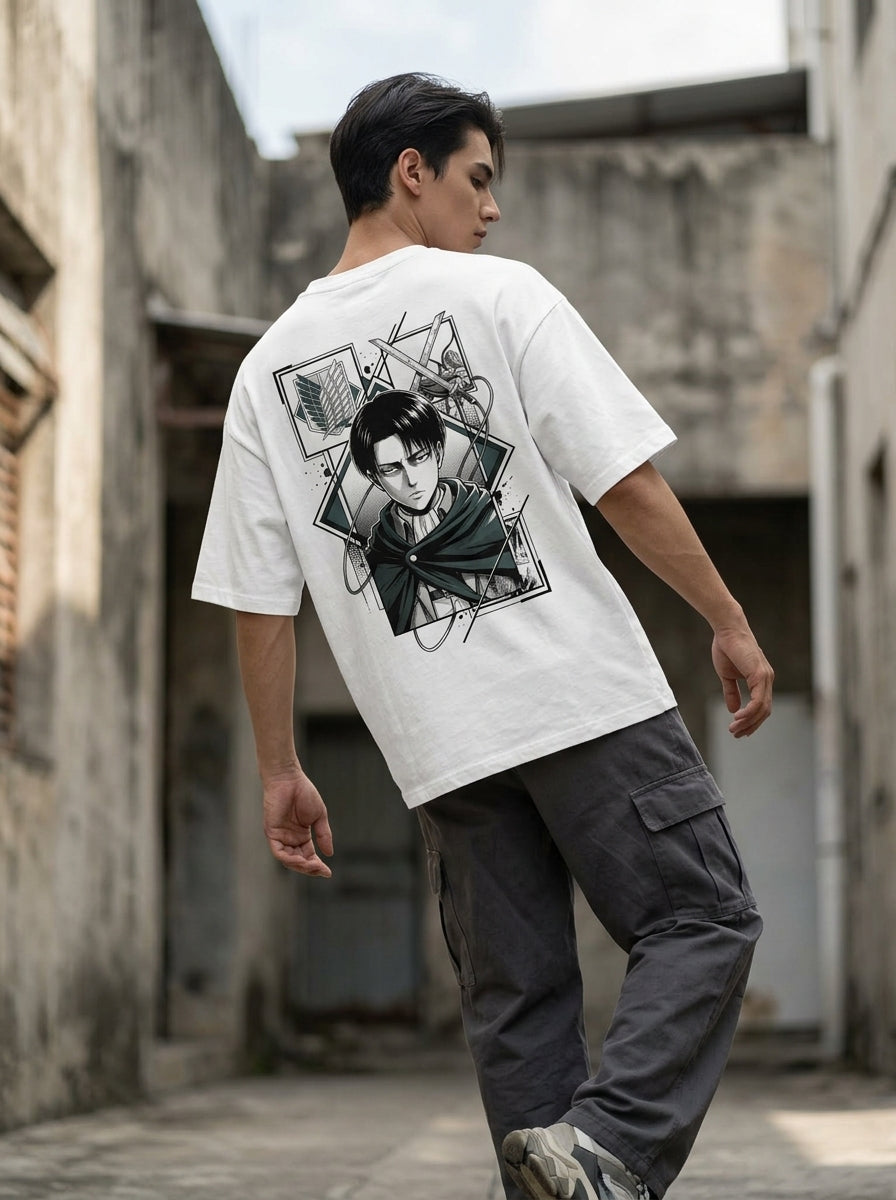 Levi Ackerman – Humanity's Strongest | Attack on Titan Oversized Tee