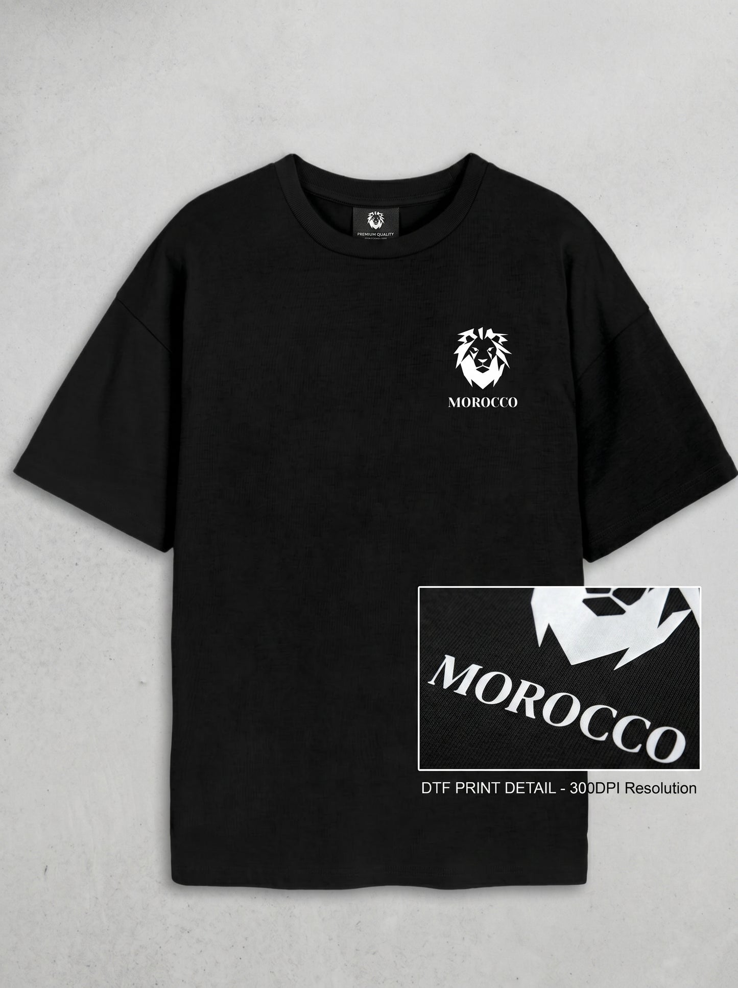 Morocco Lion Oversized Tee