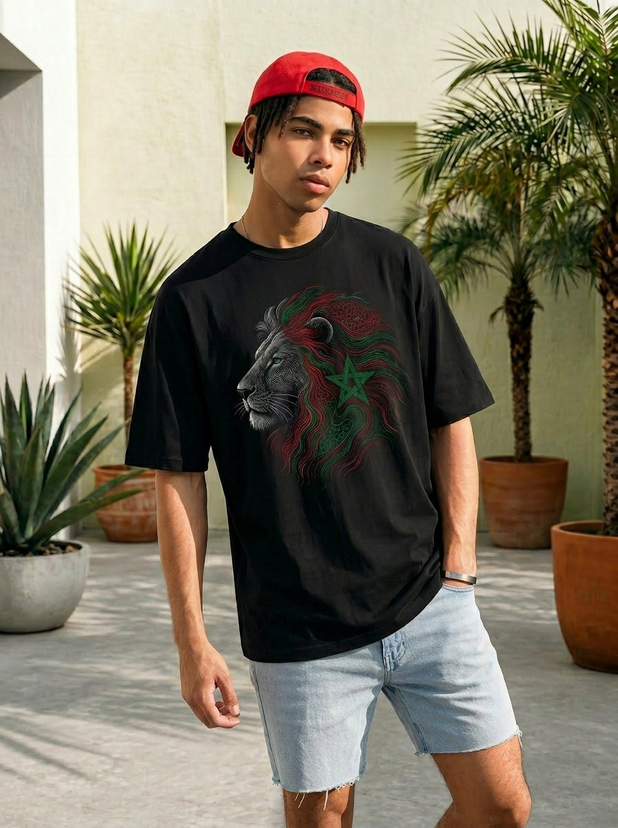 Atlas Lion Oversized Tee – We Are Lions