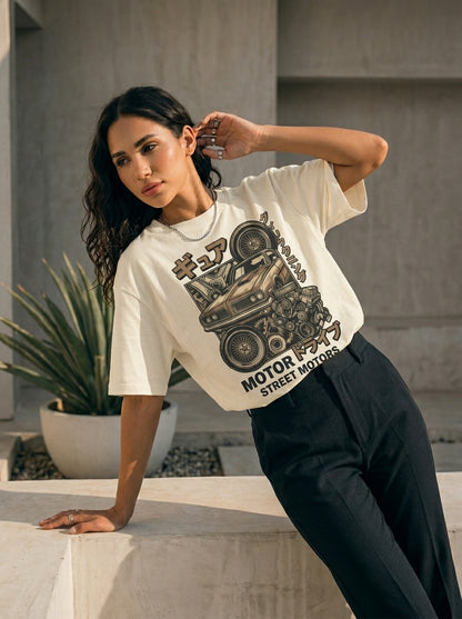 Motor Drive Japanese Graphic Tee