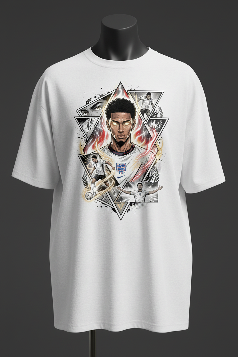England Bellingham - White Front Mockup