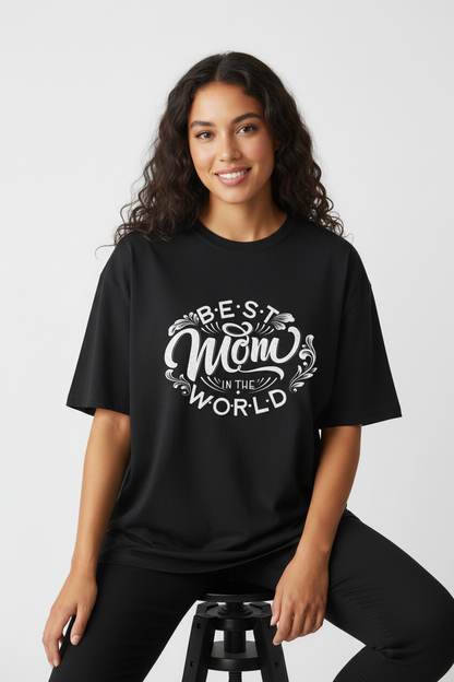 Hajar1 Best Mom Black Chair