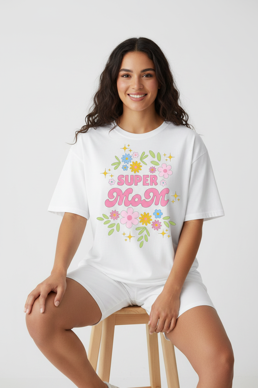 Hajar1 Super Mom White Chair