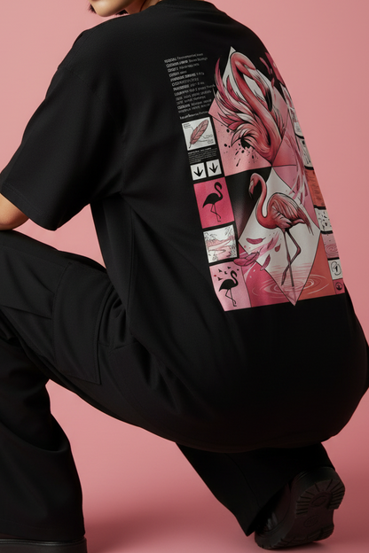 Hajar2 Black Flamingo Crouch Close