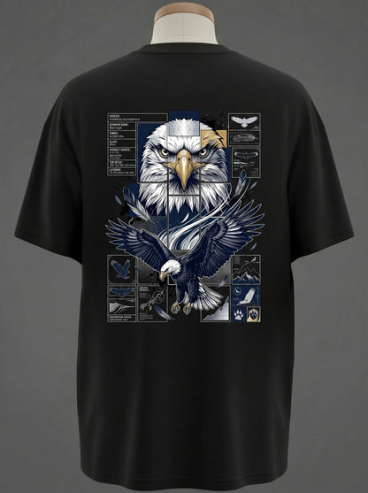 Bald Eagle Oversized Tee – Born to Soar