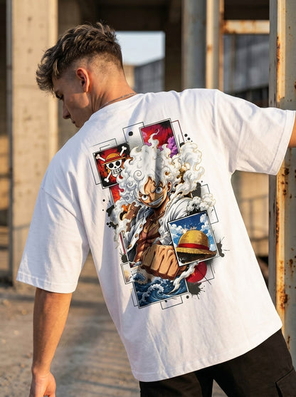 Luffy Gear 5 – Sun God Nika | One Piece Oversized Tee
