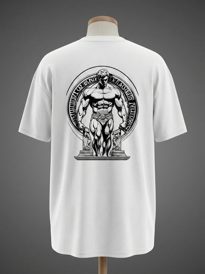 Greek God Physique Oversized Tee – Built Like a Legend