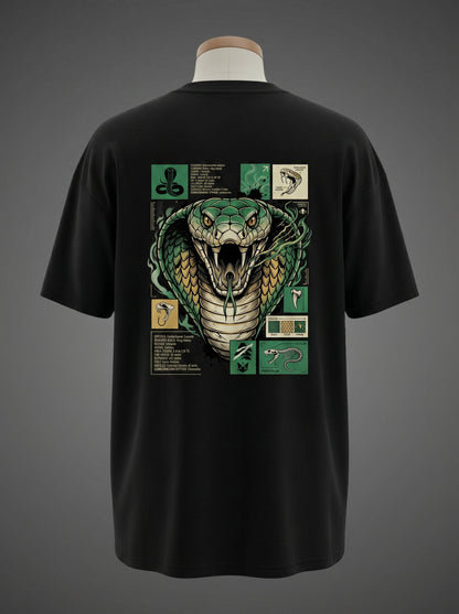 Snake King Cobra Oversized Tee – Venom & Power