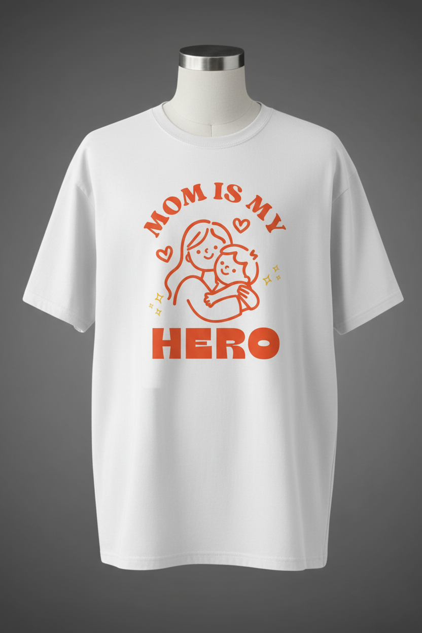 Mom Is My Hero – White