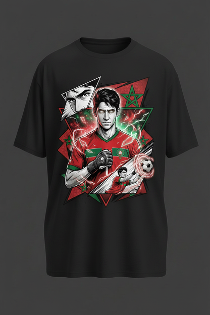 Morocco Bono - Black Front Mockup