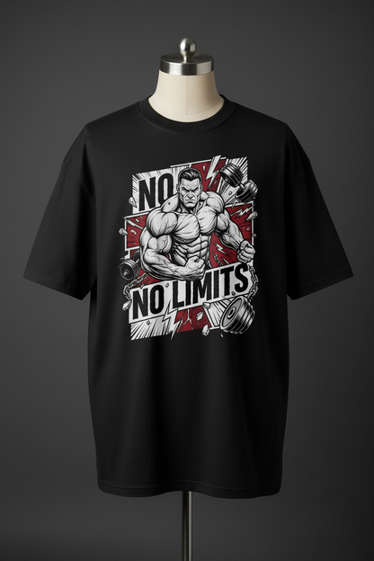 No Limits – Black Tee