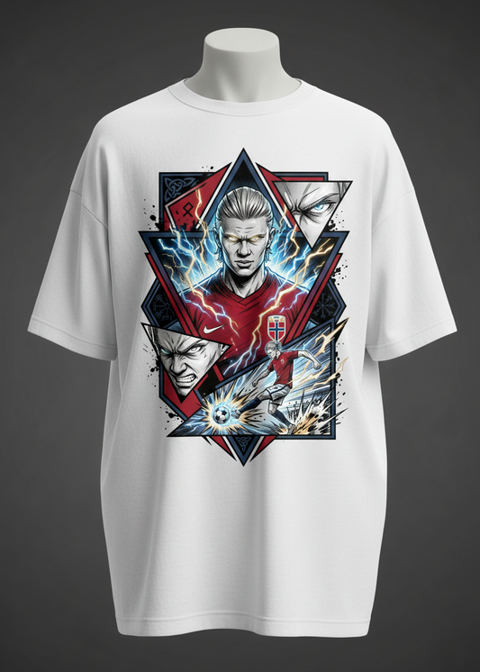 Norway Haaland - White Front Mockup