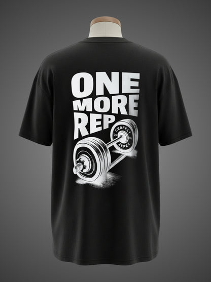 One More Rep Oversized Tee – The Last Set Counts
