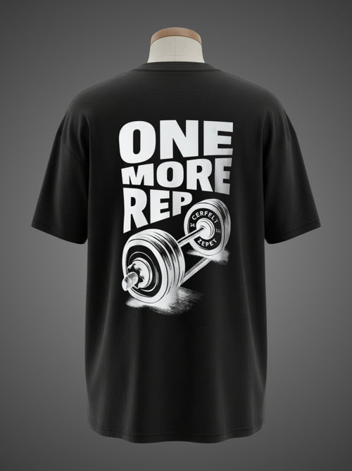 One More Rep Oversized Tee – The Last Set Counts