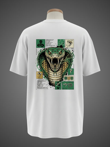 Snake King Cobra Oversized Tee – Venom & Power