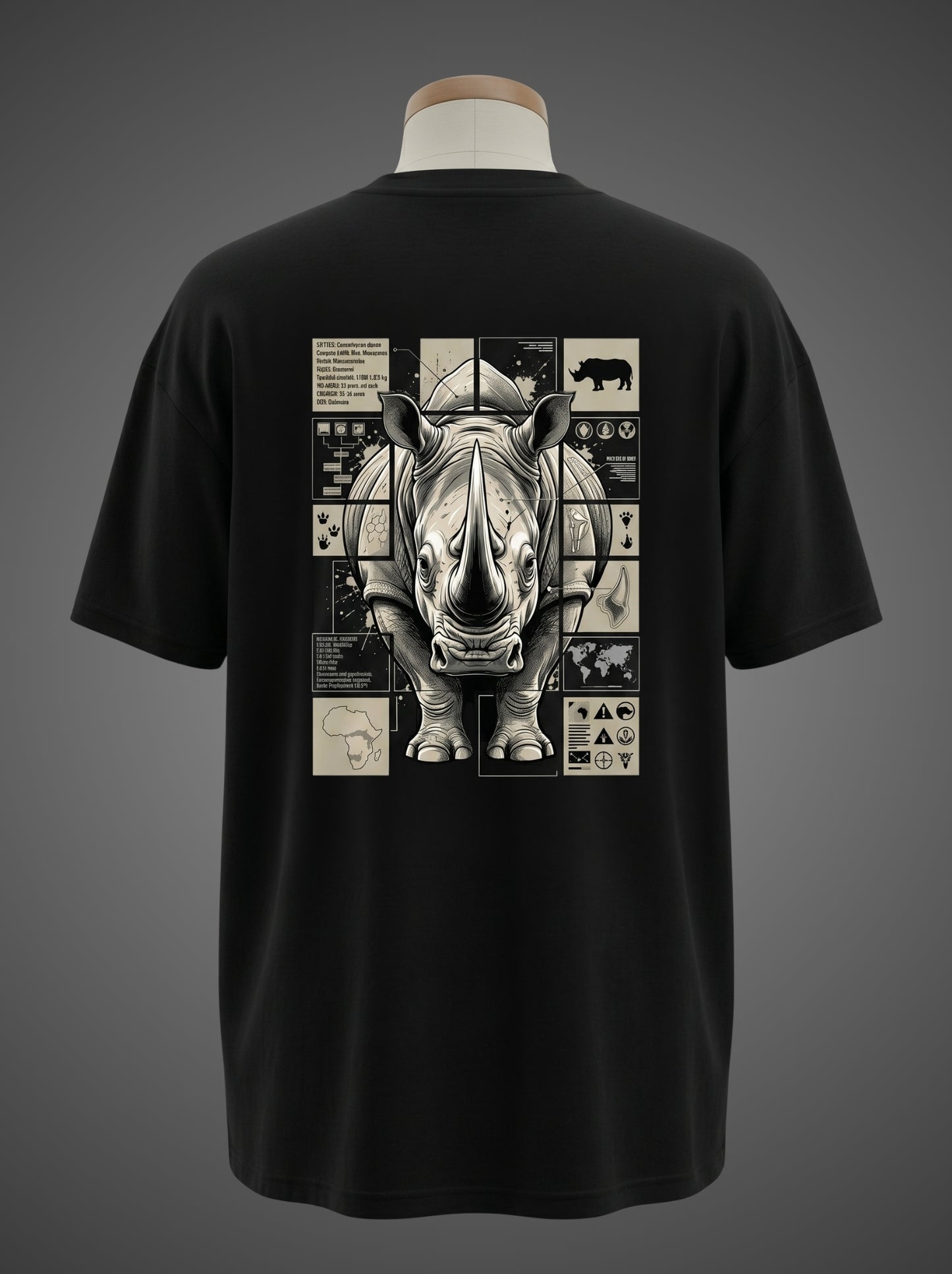White Rhino Oversized Tee – Last of the Giants