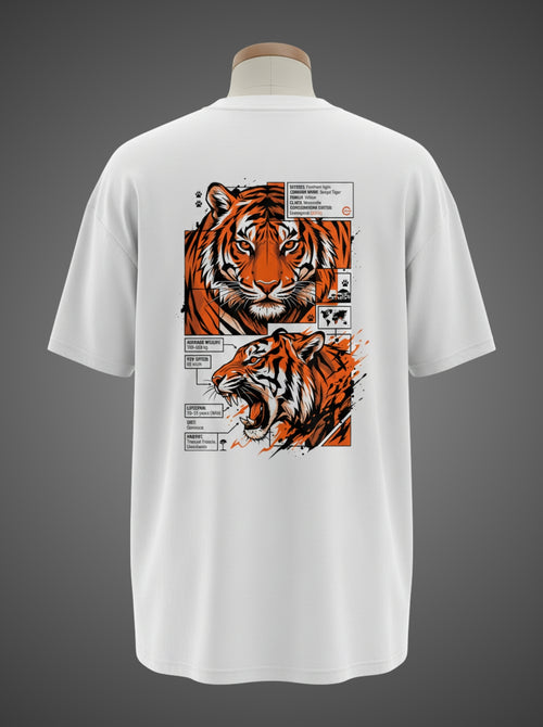 Bengal Tiger Oversized Tee – Roar of the Wild
