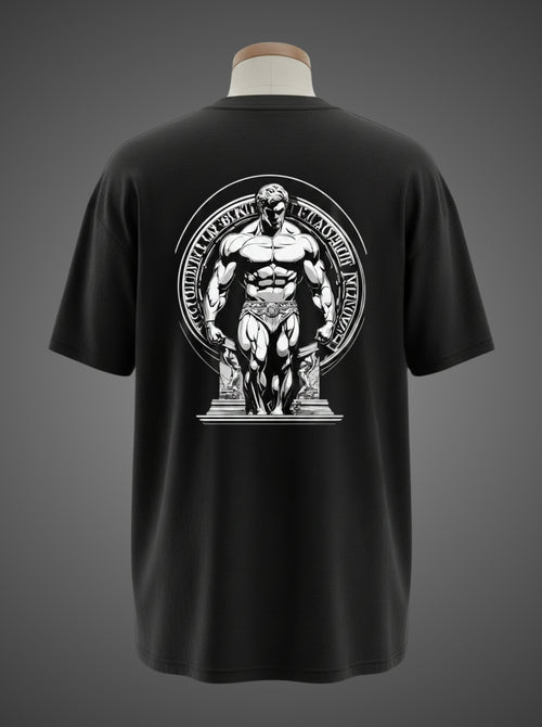 Greek God Physique Oversized Tee – Built Like a Legend