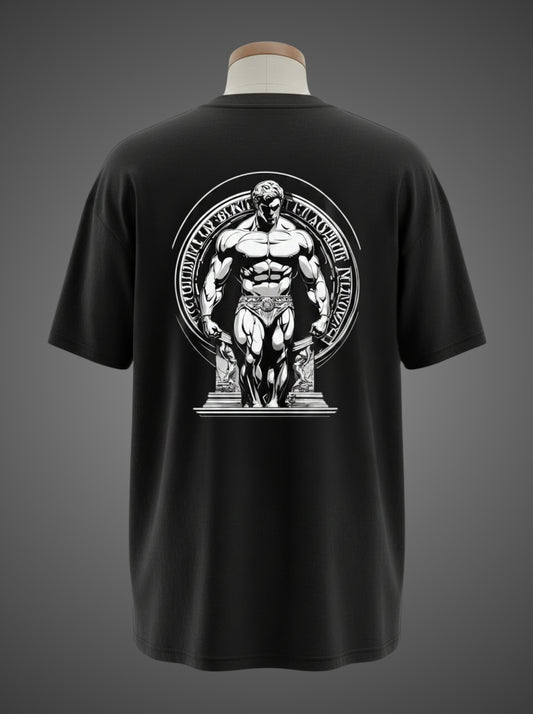 Greek God Physique Oversized Tee – Built Like a Legend