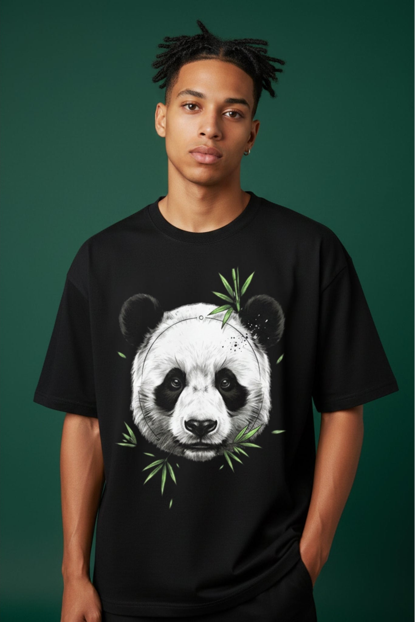 Giant Panda Oversized Tee – Conservation Icon