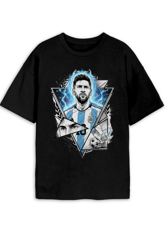 Argentina lion messi #10 — Oversized Graphic Tee