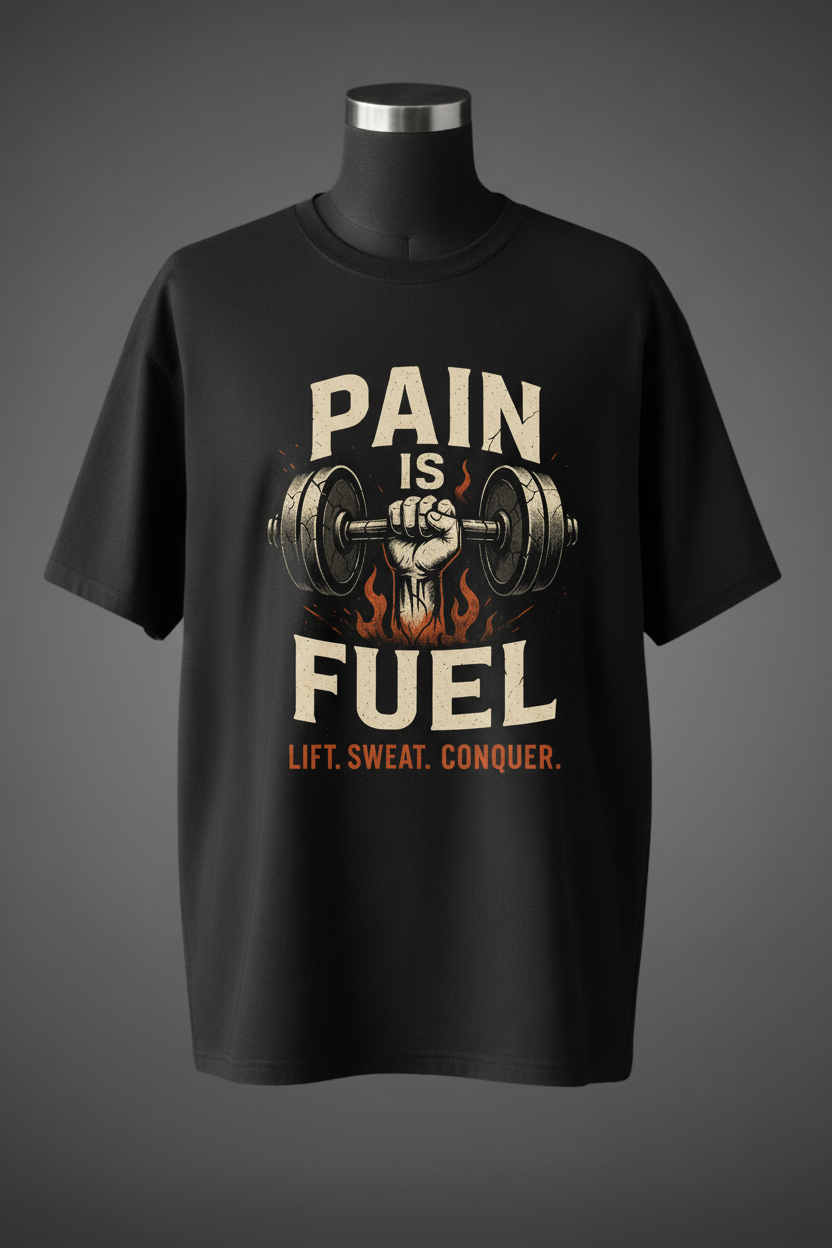 Pain is Fuel – Black