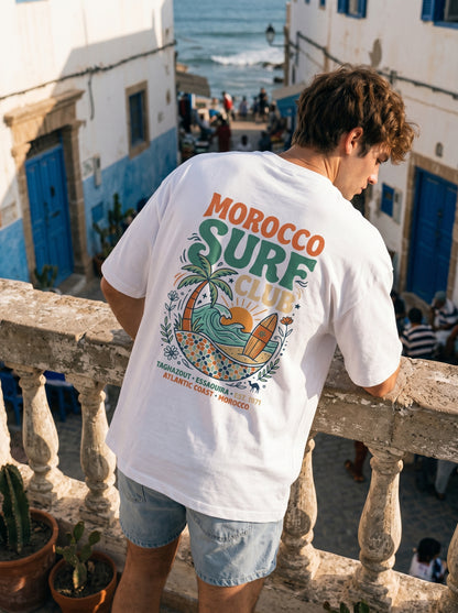 Moroccan Surf Club Oversized Summer T-Shirt