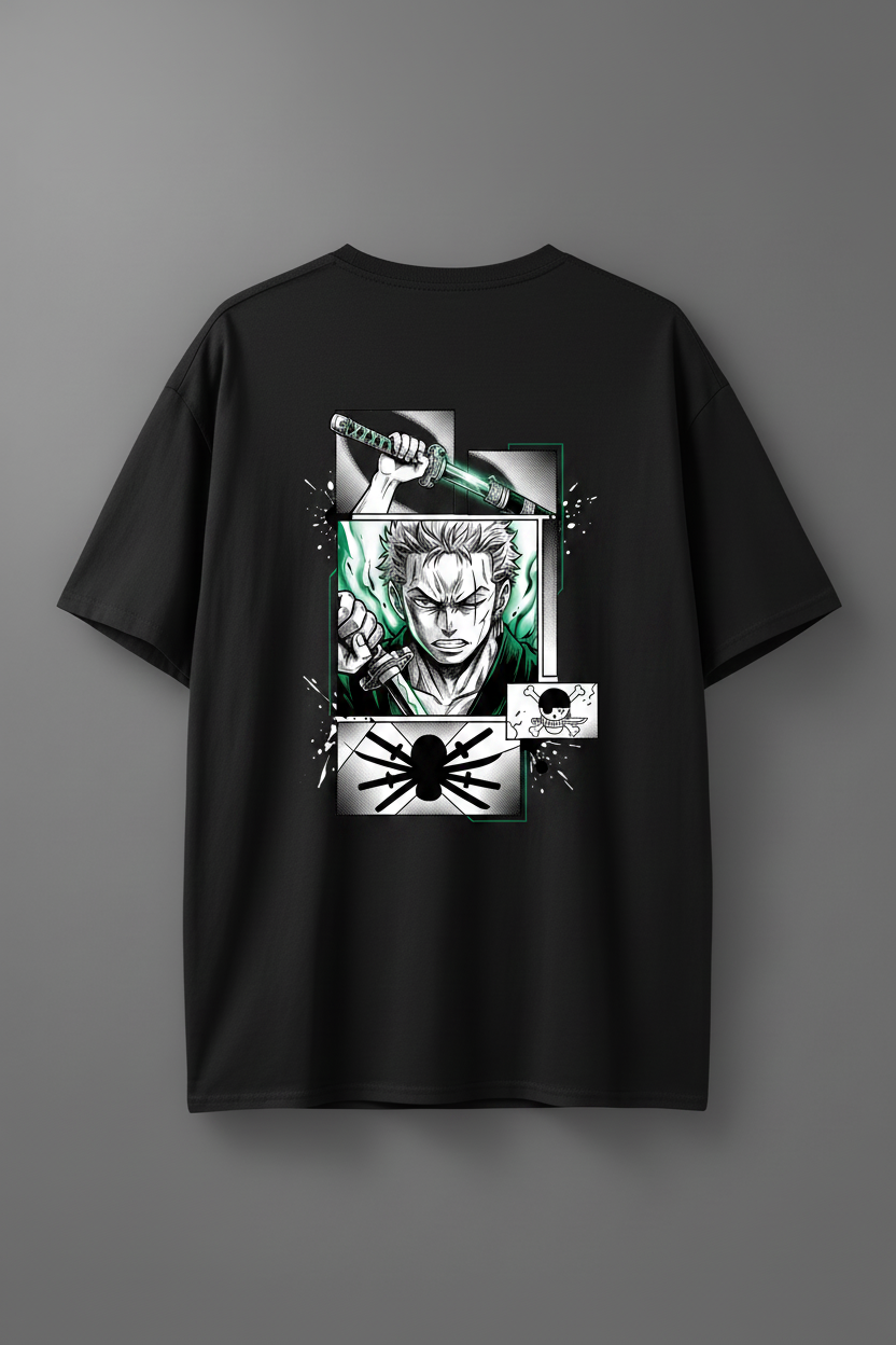 Zoro – Black Tee Back